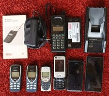 Alte Handys Nokia Bosch Vintage Konvolut Bastler Ersatzteil ab den 90iger 