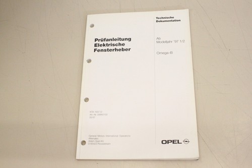 Opel prüfanleitung - opel,