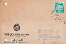 HALBERSTADT, Postkarte 1956
