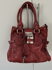 Vintage Chloé Paddington Handtasche Rot