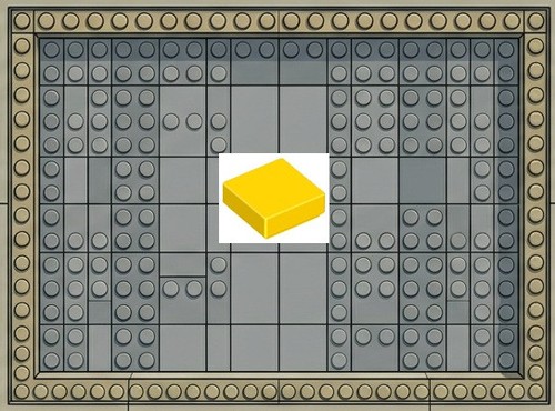 Lego 1x1 rundfliese - 1x1,