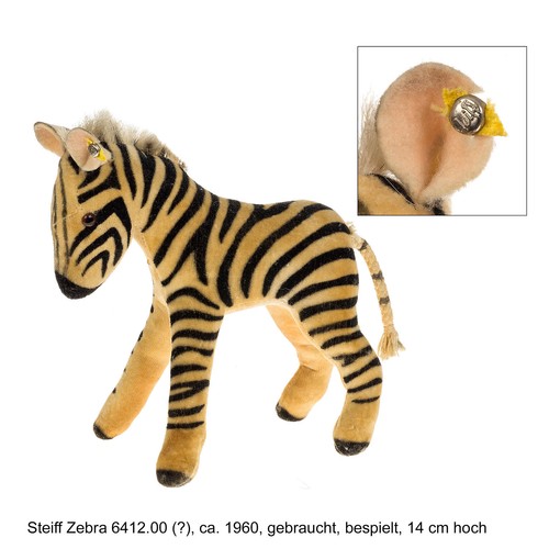 Steiff zebra 6412 - 6412.00,, 14