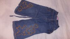 Oilily Mädchen Jeanshose Gr. 104 in TOP Zustand Kinder Mädchenhose mit Stickerei