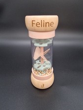 Personalisierter Regenmacher aus Holz für Babys | Kostenloser Versand