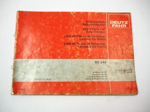 Deutz fahr bs345 - fahr,