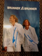 Autogramm Brunner&Brunner,Schlager, Volksmusik,TV,ORF