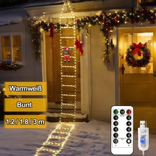 LED Weihnachtsmann Leiter