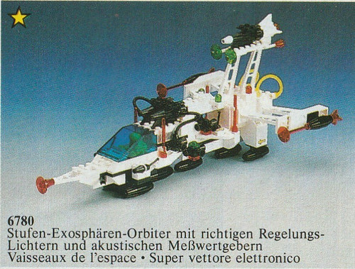 Lego space 6780 light and - space,