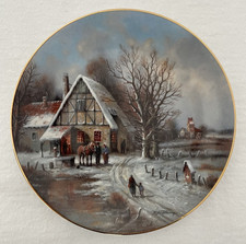 Sammelteller "Rast vor der Schmiede" TIRSCHENREUTH - Weihnachtliche Landschaften
