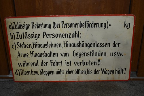 Altes blechschild eisen - altes, blechschild/eisen,ddr