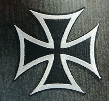 Eisernes Kreuz Aufnäher Iron Cross Biker Motorrad  Patch  