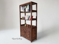 antik-look afghan orient Massivholz Schrank  Regal Bücherregal shelf Nuristan 23