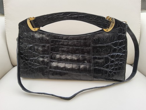 Vintage krokoleder handtasche - vintage,