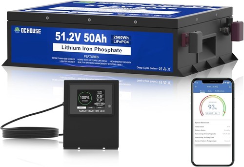 48v 50ah bluetooth lithium - 48v,
