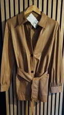 Kunstlederjacke gürtel damen - ,