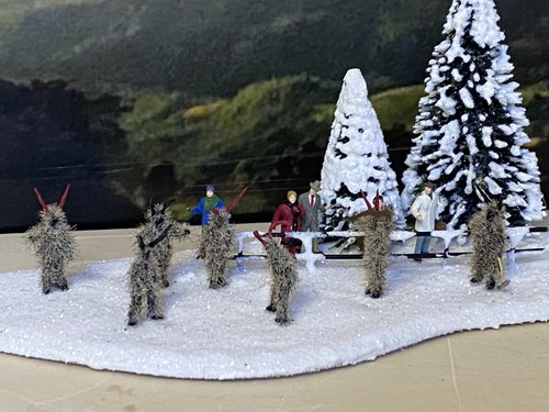 Spur diorama perchtenlauf - spur,