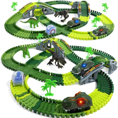 Dinosaurier rennbahn set - rennbahn,
