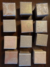 12 kleine Geschenkboxen, Schachteln, Weihnachten