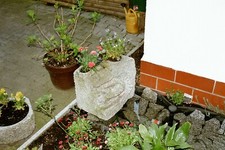wasserspiel gartenbrunnen granit handarbeit