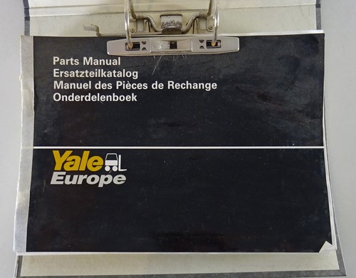 Teilekatalog parts list yale - list,