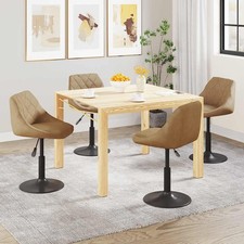 Esszimmerstuhl Drehbar Samt Höhenverstellbar Stuhl mehrere Auswahl vidaXL