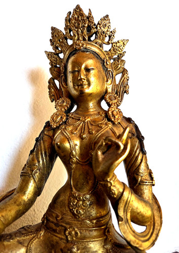 Alte chinesische buddha statue - alte,