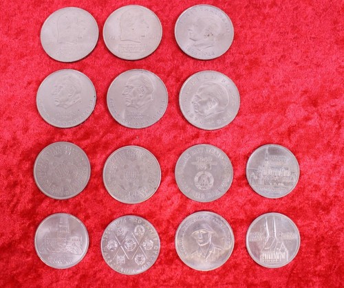 Ddr münzen mark - 5, 10