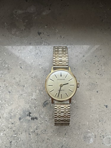 Vintage dugena quartz damenuhr - vintage,