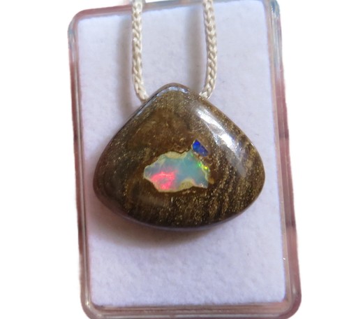 Boulder opal cabochon - boulder,
