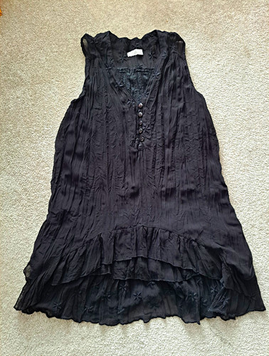 Schwarzes oberteil mit details - schwarzes,