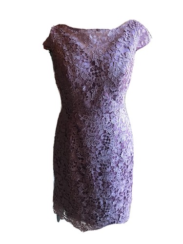 Spitzen coctailkleid mit - spitzen-,
