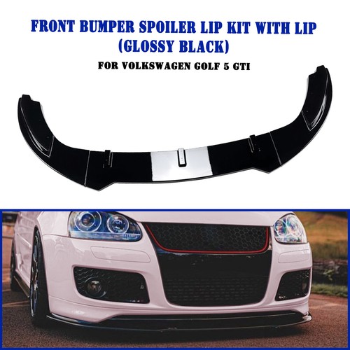 Gloss black car front bumper - gloss,