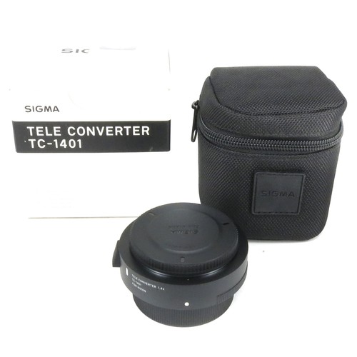 Sigma tele converter 1401 - converter,