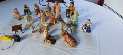 Vintage göbel krippenfiguren - vintage,