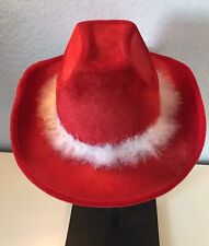 American Christmas ?Cowboyhut Damenhut Herrenhut Westernhut rot Grösse L