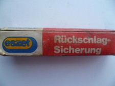 Rückschlagsicherung für Gas Sauerstoff eszet für Schweiß-und Schneidbrenner 