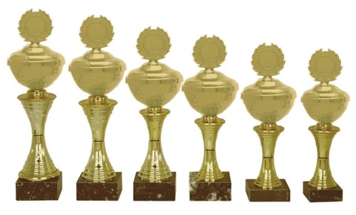 6er serie pokale 475a - pokale, gold