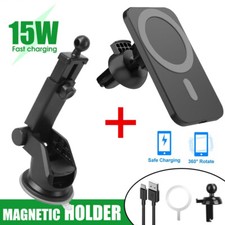15W Auto Wireless Charger Handy Halterung Induktions Ladegerät  für iPhone 14 13
