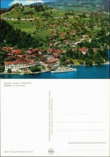 Gunten Luftbild Fahrgastschiff