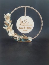 Makramee deko ringe hochzeit - makramee,