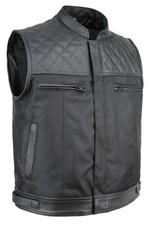 Herren Biker Weste Motorrad