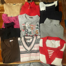 Kleider Paket Wollpullover Winterpullis Gr.M/L Damen Marken 11 Stück