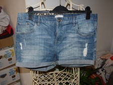 Blue Motion Jeans Short Gr. 44 blau mit Umschlag
