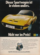 Opel GT/J - Reklame