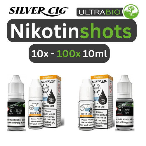 Nikotin shots 20mg ultrabio - nikotin,