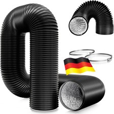 5m Alu/PVC Schlauch Flexrohr Lüftungsrohr flexibel Klimaanlage Abluftschlauch