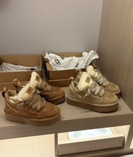 Neu Winter Warm Xmas Gifts Women Lowmel Wildleder Schaffell Trainer Warme Schuhe