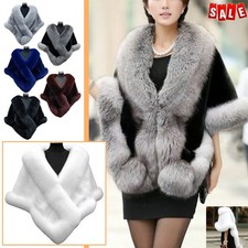 Kunstpelz Lang Schal Stola