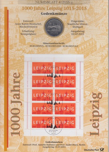 Bundesrepublik numisblatt - bundesrepublik,