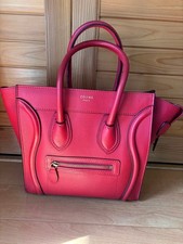 CELINE Micro Luggage Coquelico